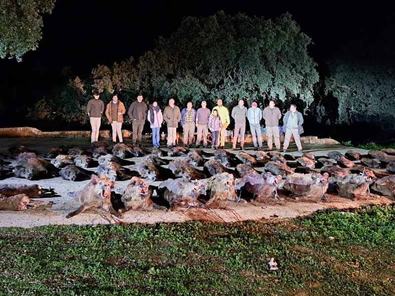 Resultado Montería Peña y Escoboso 2023 Cinegética Cordobesa